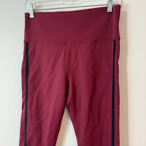 Figs Women's Underscrubs Leggings Dark Red Large Performance Athleisure - Picture 2 of 7